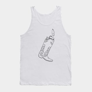 Light Boot Lines Tank Top